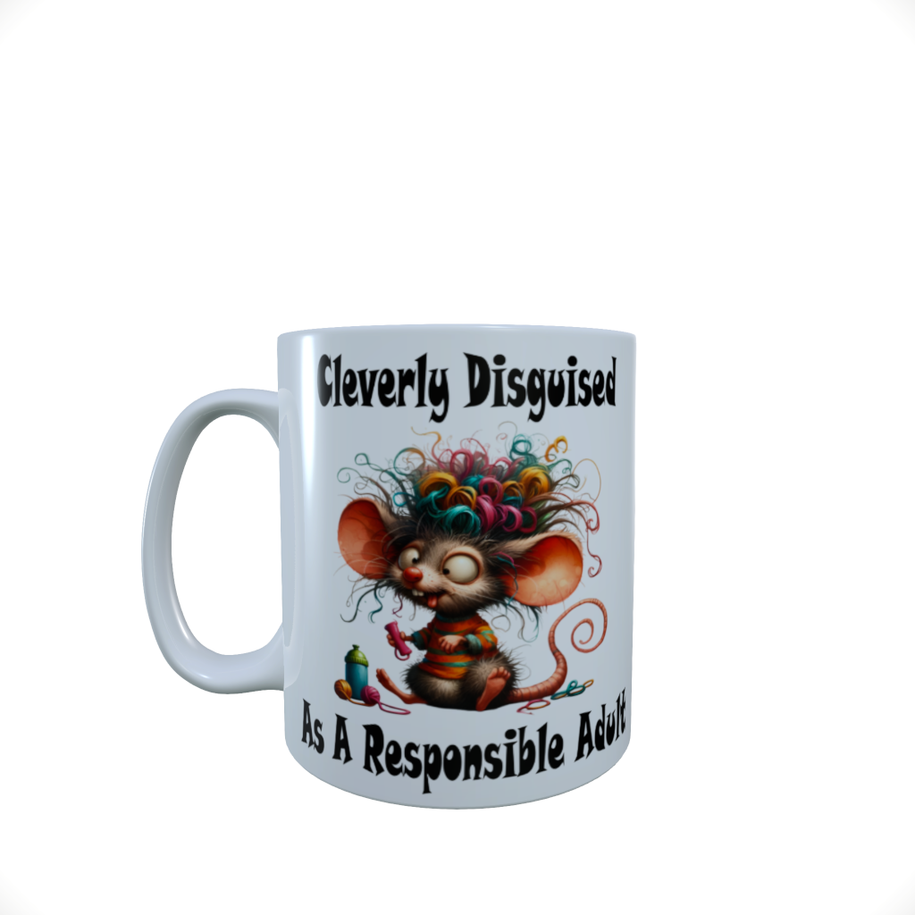 Cleverly Disguised as a Responsible Adult..... Ceramic Mug